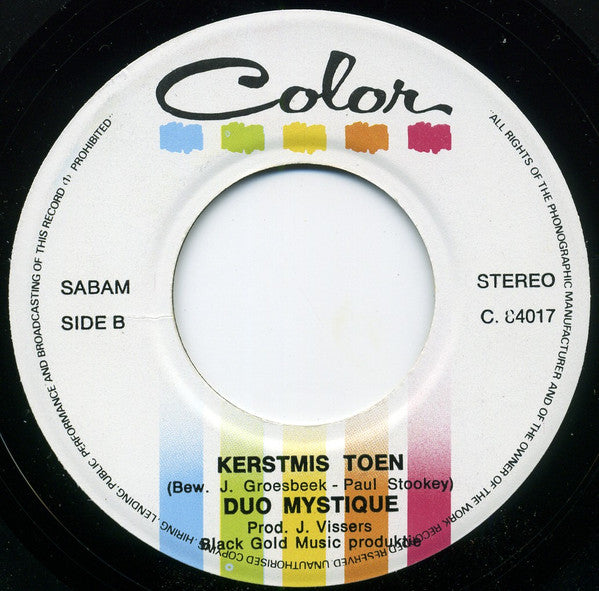Duo Mystique : Kerstmis Toen (7")