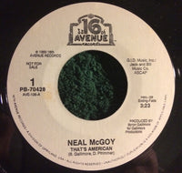 Neal McCoy : That's American (7", Promo)