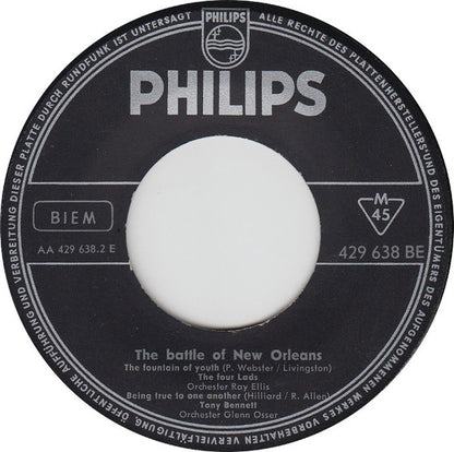 Johnny Horton : The Battle Of New Orleans (7", EP)