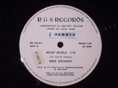 Mike Anthony : Nightpeople (12")