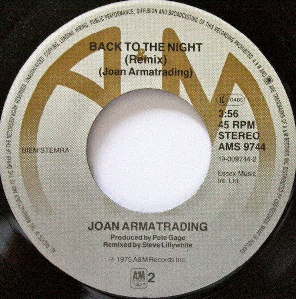 Joan Armatrading : Frustration (7", Single)