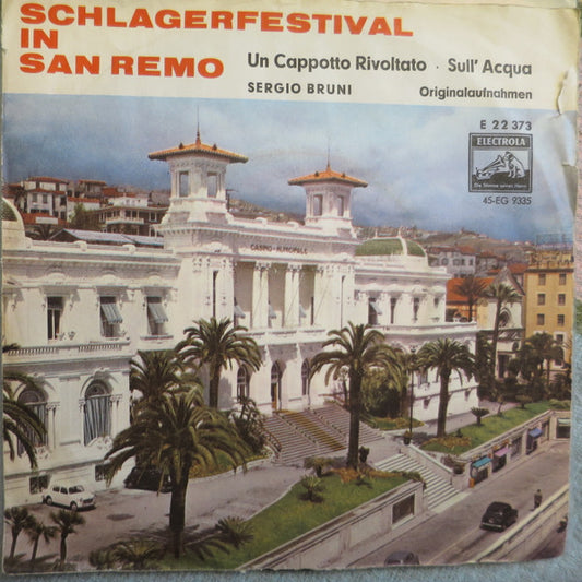 Sergio Bruni : Un Cappotto Rivoltato / Sull'Acqua (7")