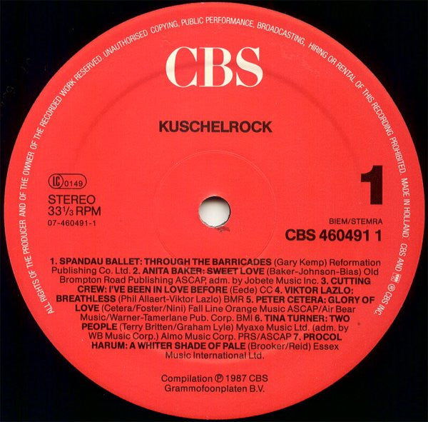 Various : Kuschelrock (3xLP, Comp)