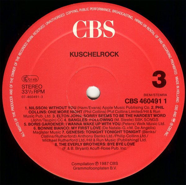 Various : Kuschelrock (3xLP, Comp)
