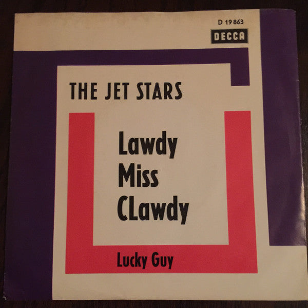 The Jet Stars : Lawdy Miss Clawdy / Lucky Guy (7", Single, Promo)