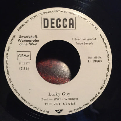 The Jet Stars : Lawdy Miss Clawdy / Lucky Guy (7", Single, Promo)