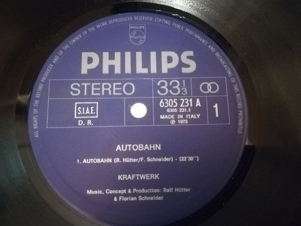 Kraftwerk : Autobahn (LP, Album, Alt)