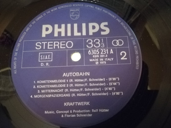 Kraftwerk : Autobahn (LP, Album, Alt)