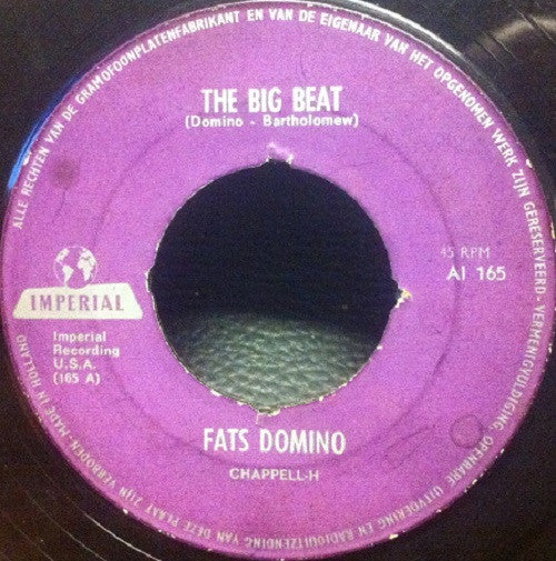 Fats Domino : The Big Beat (7", Single, Mono)