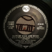 Henry Mancini And His Orchestra And Chorus : Days Of Wine And Roses / Seventy Six Trombones (7")