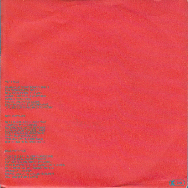 Gruppo Sportivo : Very Nice (7", Single)