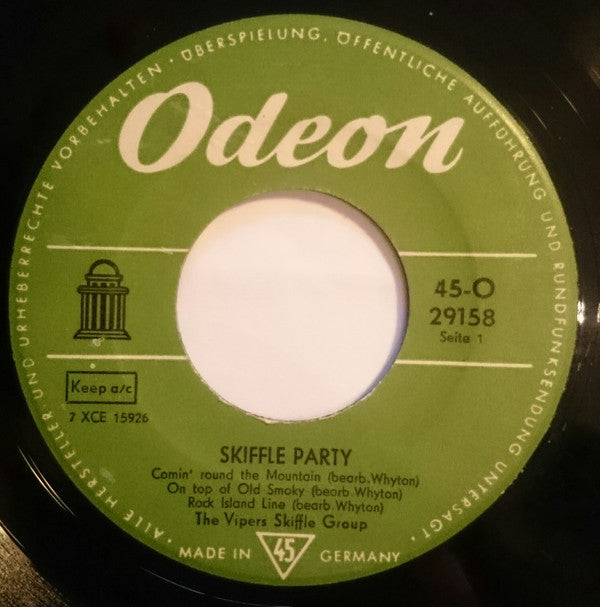 The Vipers Skiffle Group : Skiffle Party (7", EP)