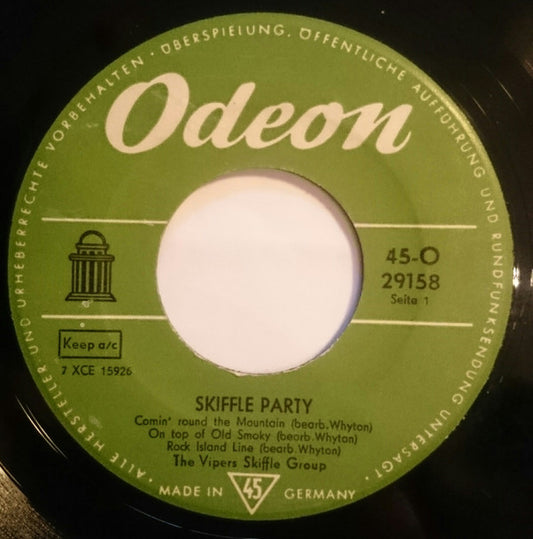 The Vipers Skiffle Group : Skiffle Party (7", EP)