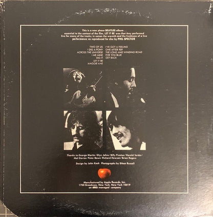 The Beatles : Let It Be (LP, Album, RE, Unofficial, Gat)