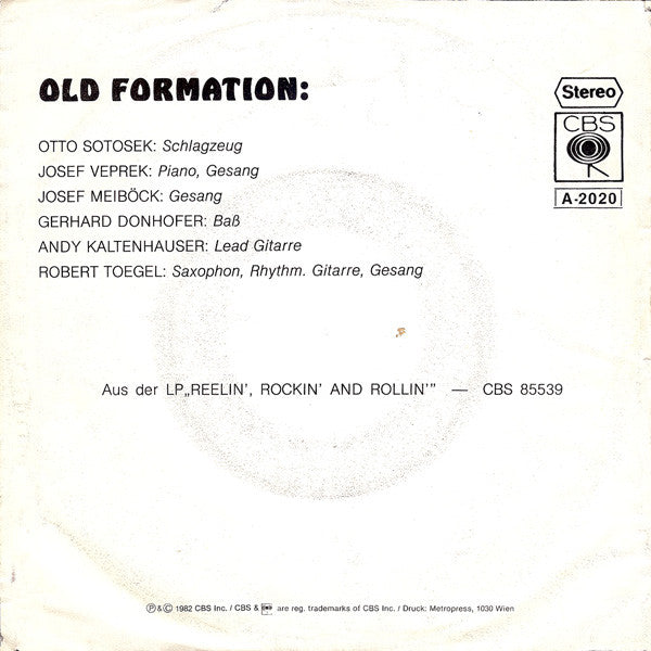 Old Formation : Rain In The City / Bip Bop Boom (7", Single)