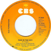 Old Formation : Rain In The City / Bip Bop Boom (7", Single)