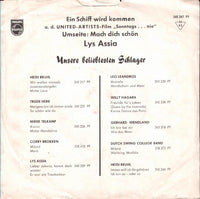 Lys Assia : Ein Schiff Wird Kommen (Im Hafen Von Piräus) (7", Single, Mono)