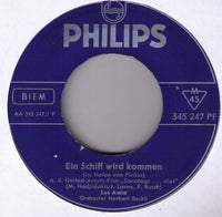 Lys Assia : Ein Schiff Wird Kommen (Im Hafen Von Piräus) (7", Single, Mono)