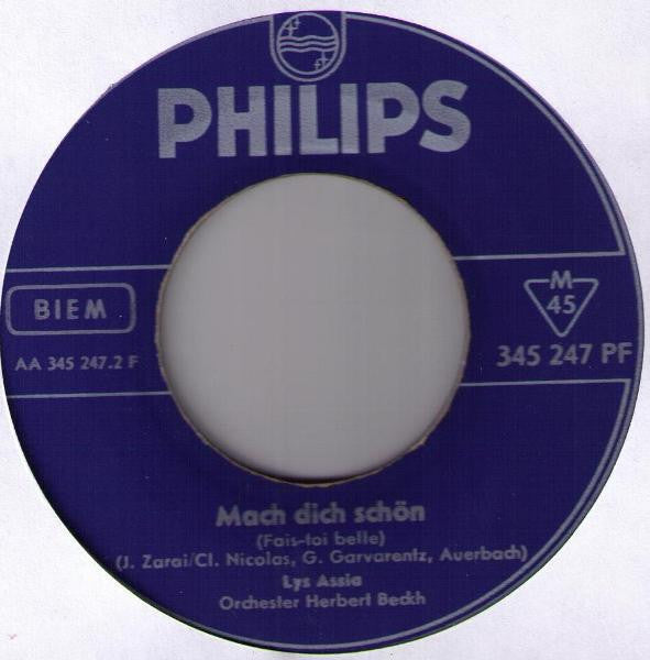 Lys Assia : Ein Schiff Wird Kommen (Im Hafen Von Piräus) (7", Single, Mono)