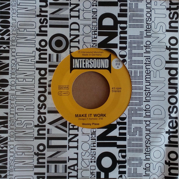Wesley Plass : Make It Work / Latin Delta (7", Single)