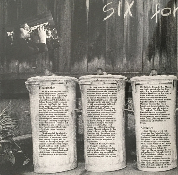 Rod Mason · Ray Foxley : Six For Two (12", Ltd)