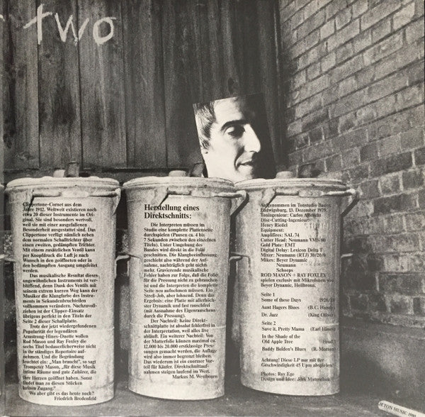 Rod Mason · Ray Foxley : Six For Two (12", Ltd)