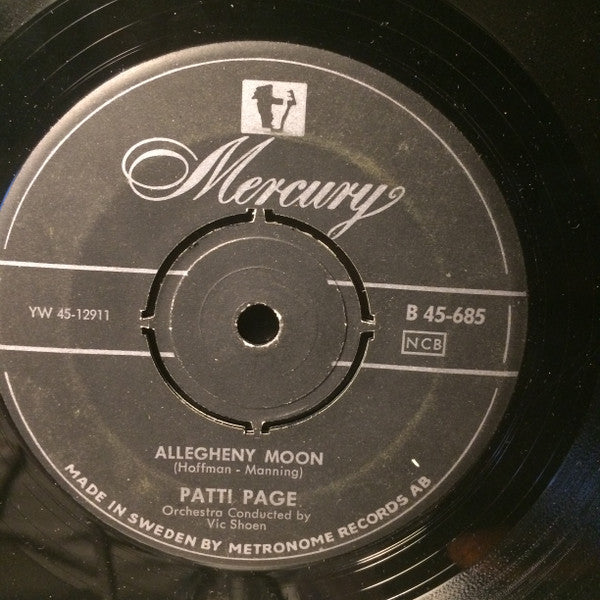Patti Page : Allegheny Moon (7", Single)