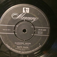Patti Page : Allegheny Moon (7", Single)