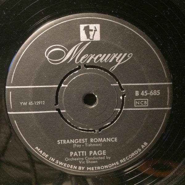 Patti Page : Allegheny Moon (7", Single)