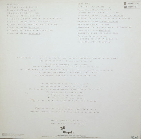 Jethro Tull : M.U. - The Best Of Jethro Tull (LP, Comp, RE)