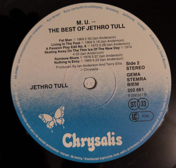 Jethro Tull : M.U. - The Best Of Jethro Tull (LP, Comp, RE)