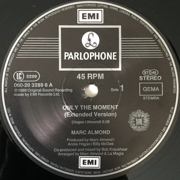 Marc Almond : Only The Moment (12", Maxi)