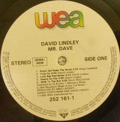 David Lindley : Mr. Dave (LP, Album)