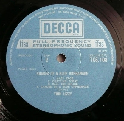 Thin Lizzy : Shades Of A Blue Orphanage (LP, Album, Gat)
