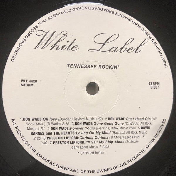 Various : Tennessee Rockin' (LP, Comp)