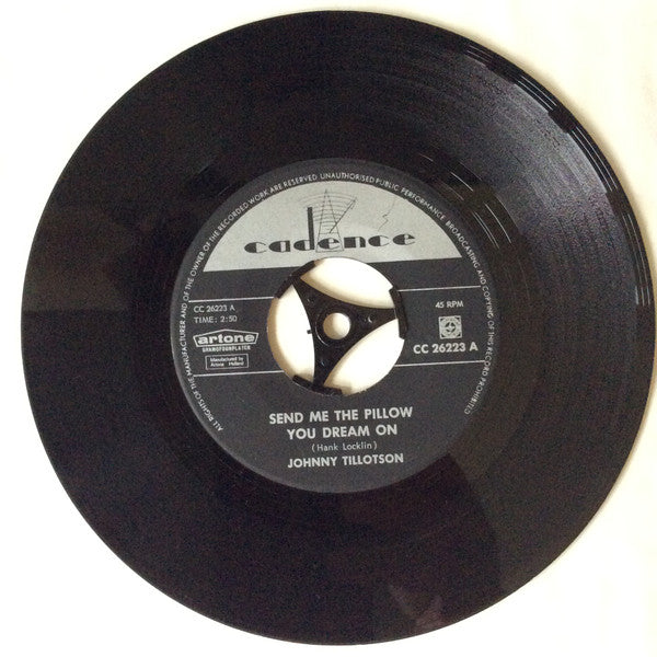 Johnny Tillotson : Send Me The Pillow You Dream On (7", Single, Mono)