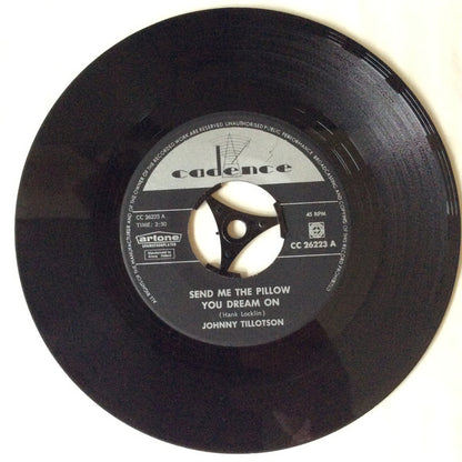 Johnny Tillotson : Send Me The Pillow You Dream On (7", Single, Mono)