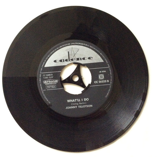 Johnny Tillotson : Send Me The Pillow You Dream On (7", Single, Mono)