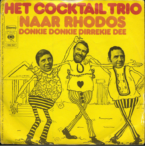 Cocktail Trio : Naar Rhodos (7", Single)