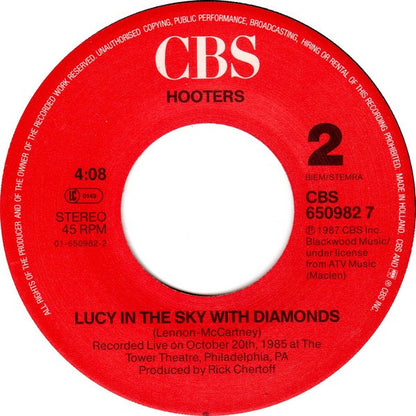 Hooters* : Johnny B (7", Single)