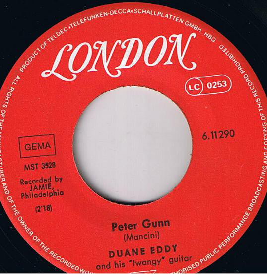Duane Eddy : Rebel-Rouser / Peter Gunn (7", Single, RE)