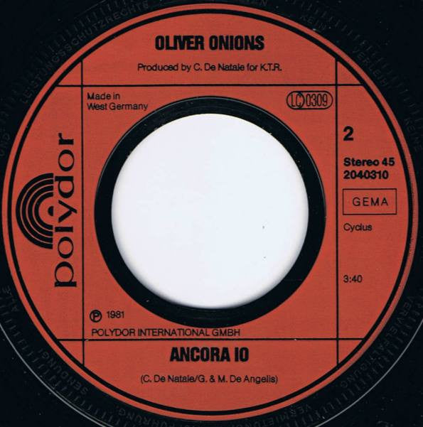 Oliver Onions : Quanto Sei Bella Stasera (7", Single)