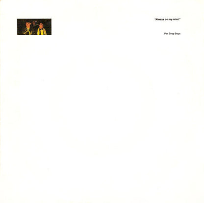 Pet Shop Boys : Always On My Mind (7", Single)