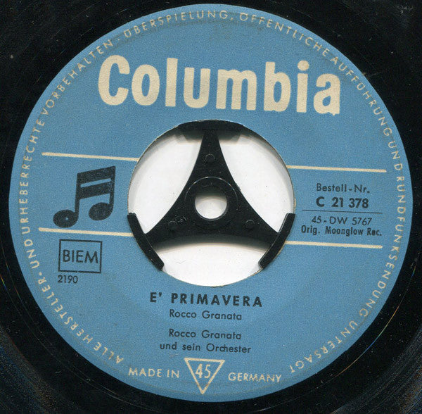 Rocco Granata : E' Primavera / Oh, Oh, Rosi (7", Single, Mono)
