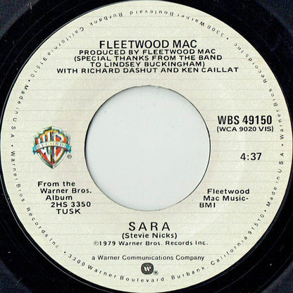 Fleetwood Mac : Sara (7", Single, Styrene, All)