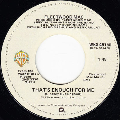 Fleetwood Mac : Sara (7", Single, Styrene, All)