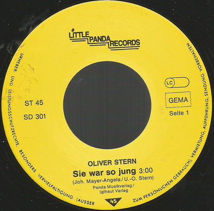 Oliver Stern : Sie War So Jung...  (7")