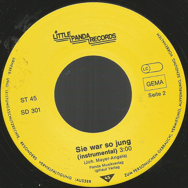 Oliver Stern : Sie War So Jung...  (7")