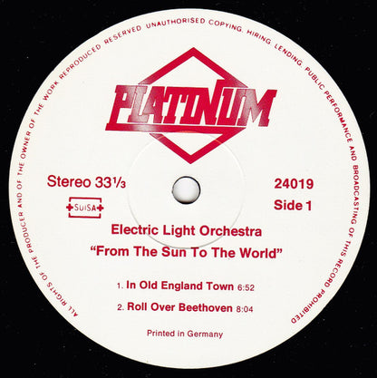 Electric Light Orchestra : From The Sun To The World (LP, Comp)
