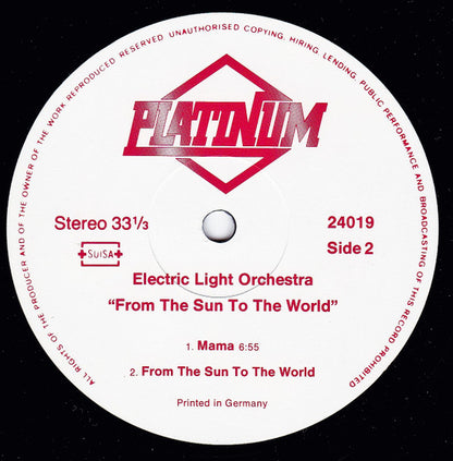 Electric Light Orchestra : From The Sun To The World (LP, Comp)